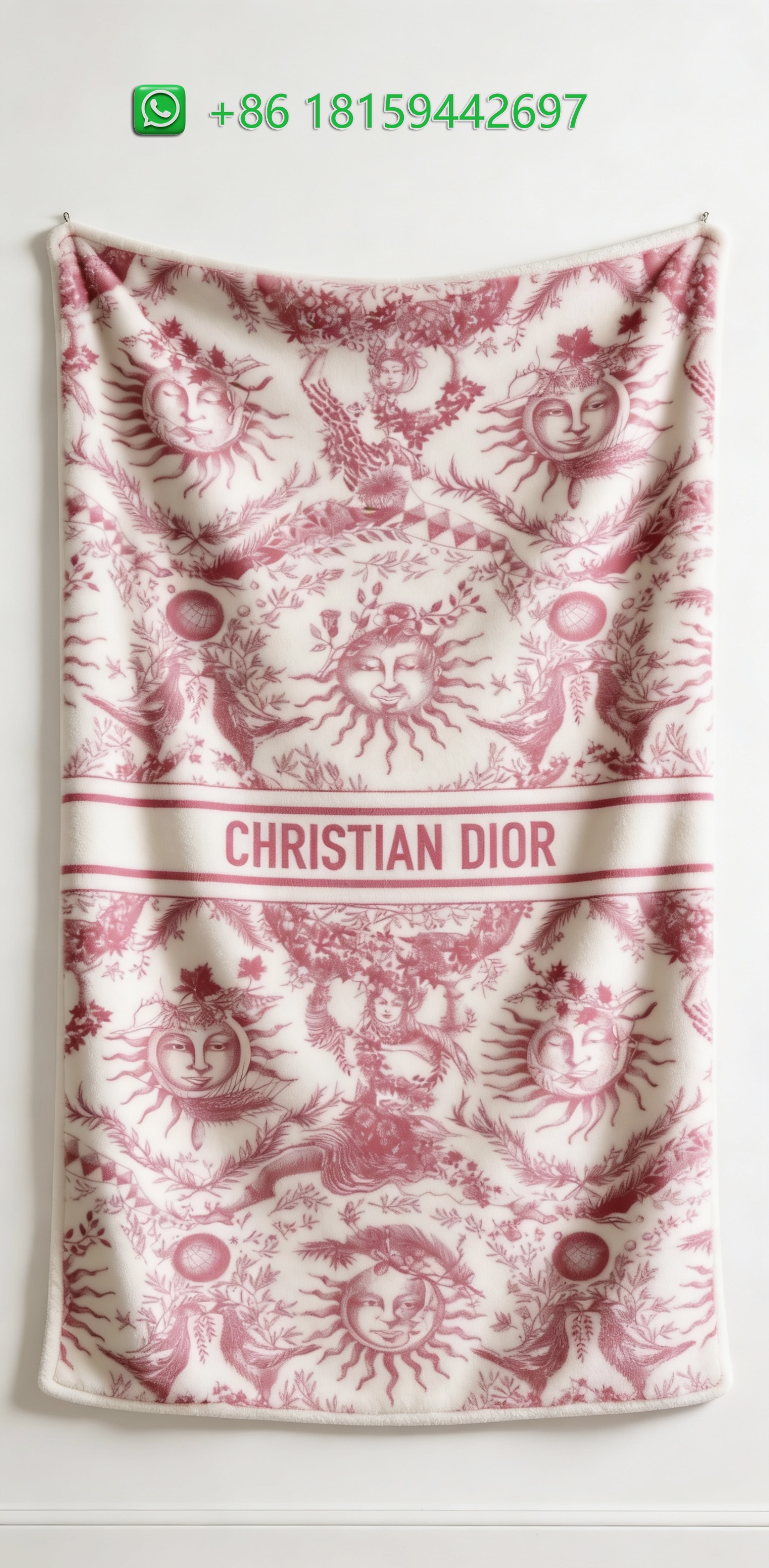 Dior Throw Blankets
